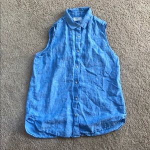 Uniqlo Linen Sleeveless Top